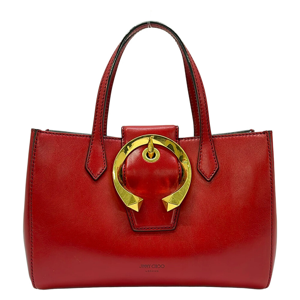 Jimmy Choo Madeline Red Leather Tote #367698J53B